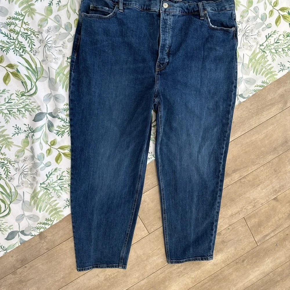 Old Navy Plus Women's Extra High Rise Jeans Sky Hi Straight Secret Slim Pockets